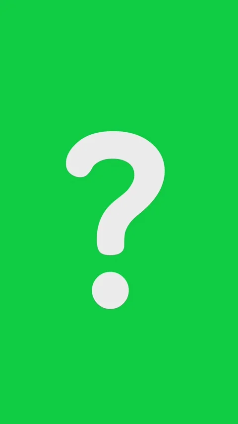 Question Mark blink animation Stock Footage 297144688