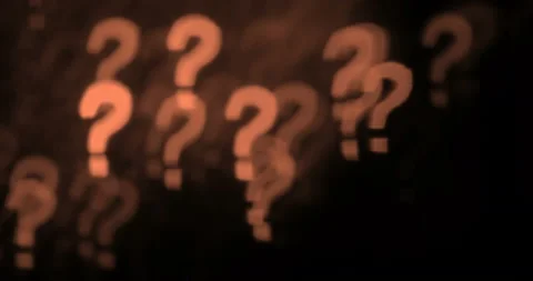 Question mark. Bokeh abstract background 스톡 동영상 149332565