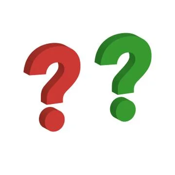 Question mark button icon concept  Stock Illustration