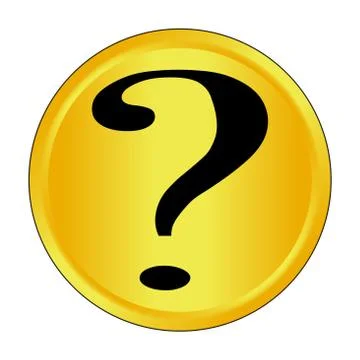 Question Mark Button Stock Illustration