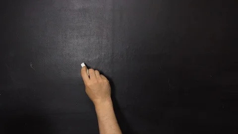 Question mark on a chalkboard Stock Footage 127764576
