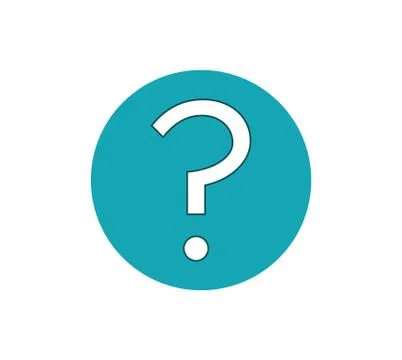 Question mark in circle Stock Illustration