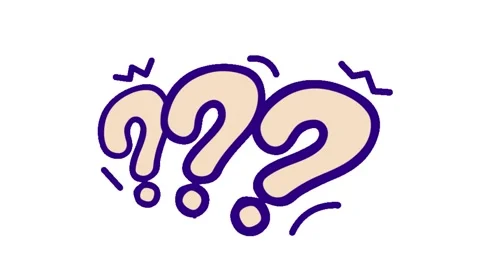 Question Mark Clip Stock Footage 246143187