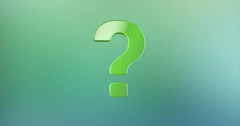 Question Mark Color 3d Icon Stock Footage 66607880