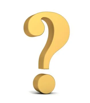 Question mark concept 3d illustration Stock Illustration