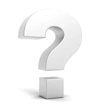 Question mark concept 3d illustration イラスト素材