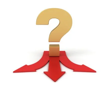 Question mark concept illustration Stock Illustration