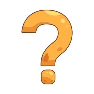 Question mark emoji Stock Illustration