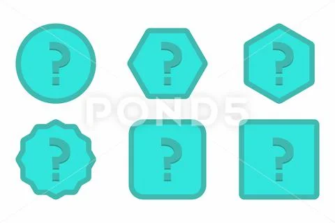 Question mark, FAQ sign, Help symbol, vector mark symbols light blue ...