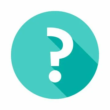 Question mark, FAQ sign, Help symbol, vector mark symbols light blue style. I Stock Illustration