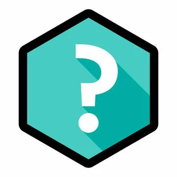 Question mark, FAQ sign, Help symbol, vector mark symbols light blue style. B Illustrazione stock