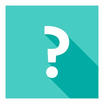 Question mark, FAQ sign, Help symbol, vector mark symbols light blue style. W Stock Illustration