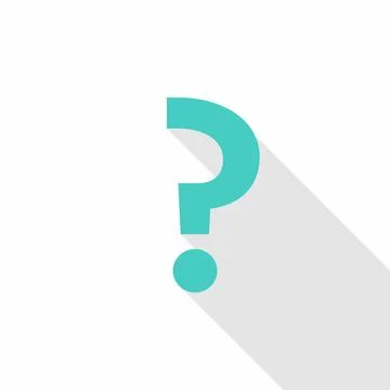 Question mark, FAQ sign, Help symbol, vector mark symbols light blue style. I Stock Illustration