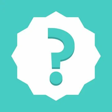 Question mark, FAQ sign, Help symbol, vector mark symbols light blue style. I Stock Illustration