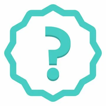 Question mark, FAQ sign, Help symbol, vector mark symbols light blue style. I Stock Illustration