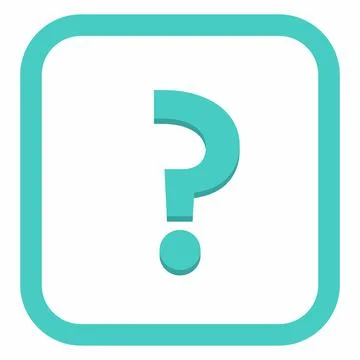 Question mark, FAQ sign, Help symbol, vector mark symbols light blue style. I Stock Illustration