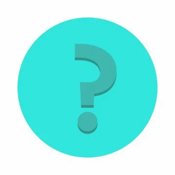 Question mark, FAQ sign, Help symbol, vector mark symbols light blue style. I Stock Illustration