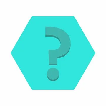 Question mark, FAQ sign, Help symbol, vector mark symbols light blue style. I Stock Illustration