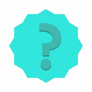 Question mark, FAQ sign, Help symbol, vector mark symbols light blue style. I Stock Illustration