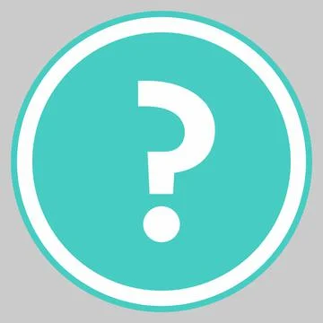 Question mark, FAQ sign, Help symbol, vector mark symbols light blue style. I Stock Illustration