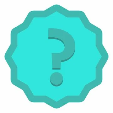Question mark, FAQ sign, Help symbol, vector mark symbols light blue style. I Stock Illustration
