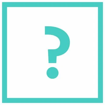 Question mark, FAQ sign, Help symbol, vector mark symbols light blue style. I Stock Illustration