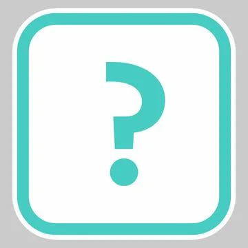 Question mark, FAQ sign, Help symbol, vector mark symbols light blue style. I Stock Illustration