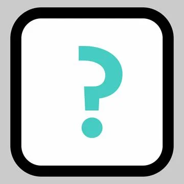 Question mark, FAQ sign, Help symbol, vector mark symbols light blue style. I Stock Illustration