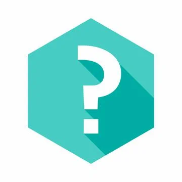 Question mark, FAQ sign, Help symbol, vector mark symbols light blue style. I Stock Illustration