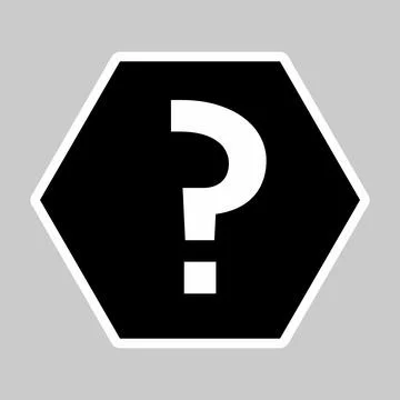 Question mark, FAQ sign, Help symbol, vector mark symbols. White outline desi Stock Illustration