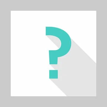 Question mark, FAQ sign, Help symbol, vector mark symbols light blue style. I Stock Illustration