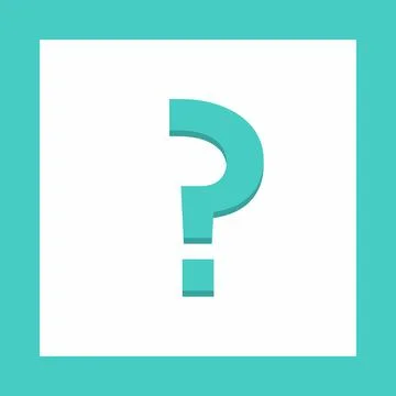 Question mark, FAQ sign, Help symbol, vector mark symbols light blue style. I Stock Illustration