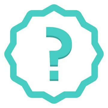 Question mark, FAQ sign, Help symbol, vector mark symbols light blue style. I Stock Illustration