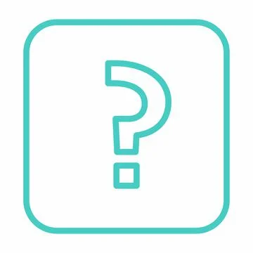 Question mark, FAQ sign, Help symbol, vector mark symbols light blue style. I Stock Illustration