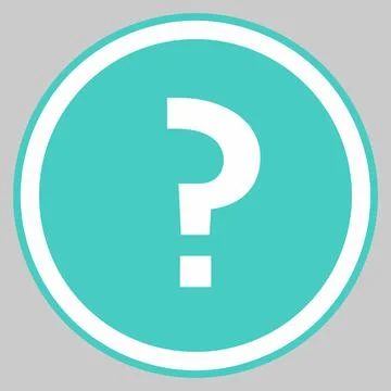Question mark, FAQ sign, Help symbol, vector mark symbols light blue style. I Stock Illustration