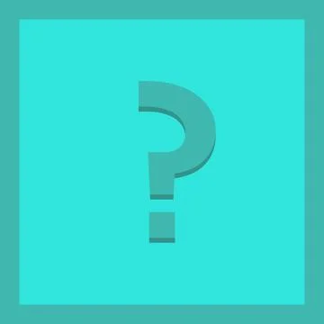 Question mark, FAQ sign, Help symbol, vector mark symbols light blue style. I Stock Illustration