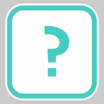 Question mark, FAQ sign, Help symbol, vector mark symbols light blue style. I Stock Illustration