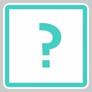 Question mark, FAQ sign, Help symbol, vector mark symbols light blue style. I Stock Illustration