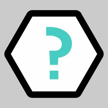 Question mark, FAQ sign, Help symbol, vector mark symbols light blue style. I Stock Illustration