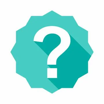 Question mark, FAQ sign, Help symbol, vector mark symbols light blue style. I Stock Illustration