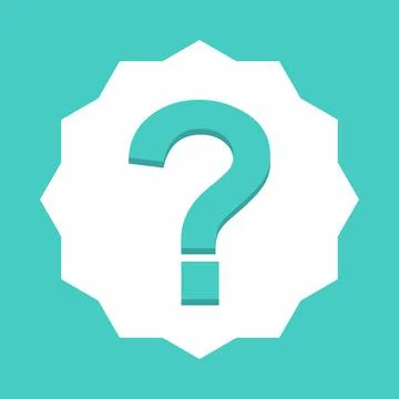 Question mark, FAQ sign, Help symbol, vector mark symbols light blue style. I Stock Illustration