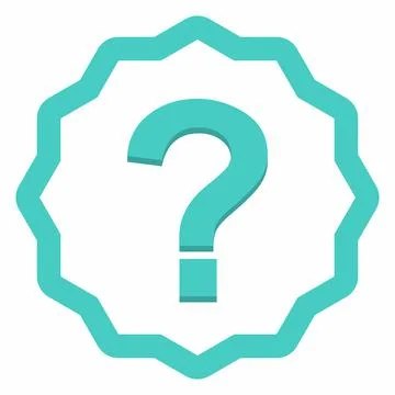 Question mark, FAQ sign, Help symbol, vector mark symbols light blue style. I Stock Illustration