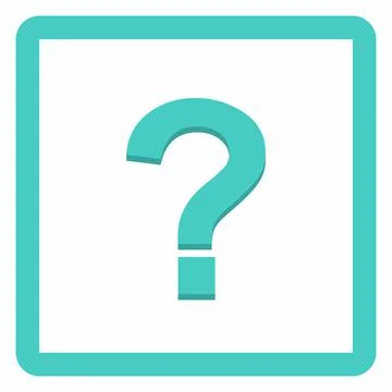 Question mark, FAQ sign, Help symbol, vector mark symbols light blue style. I Stock Illustration