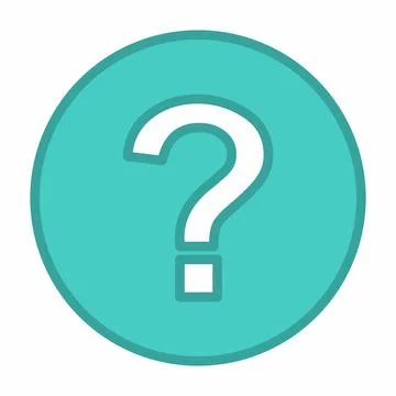 Question mark, FAQ sign, Help symbol, vector mark symbols light blue style. I Stock Illustration