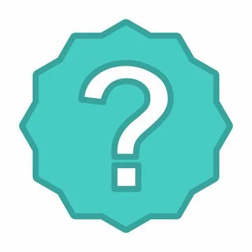 Question mark, FAQ sign, Help symbol, vector mark symbols light blue style. I Stock Illustration