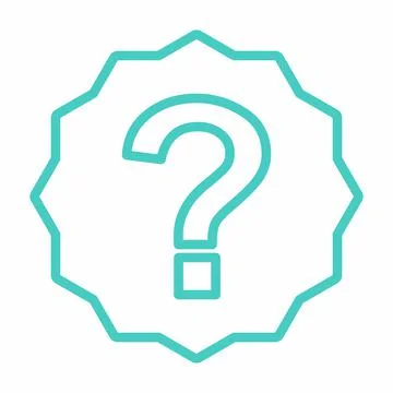 Question mark, FAQ sign, Help symbol, vector mark symbols light blue style. I Stock Illustration