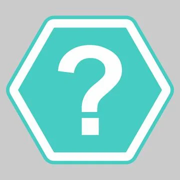 Question mark, FAQ sign, Help symbol, vector mark symbols light blue style. I Stock Illustration
