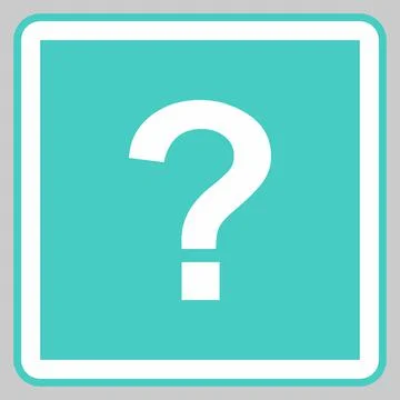 Question mark, FAQ sign, Help symbol, vector mark symbols light blue style. I Stock Illustration
