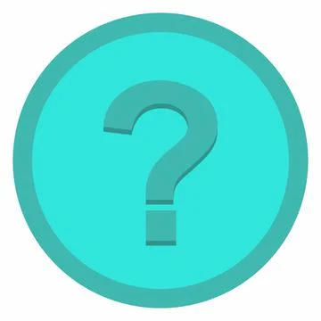 Question mark, FAQ sign, Help symbol, vector mark symbols light blue style. I Stock Illustration