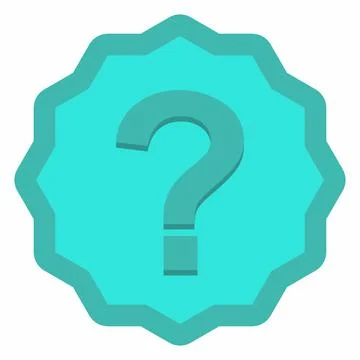 Question mark, FAQ sign, Help symbol, vector mark symbols light blue style. I Stock Illustration